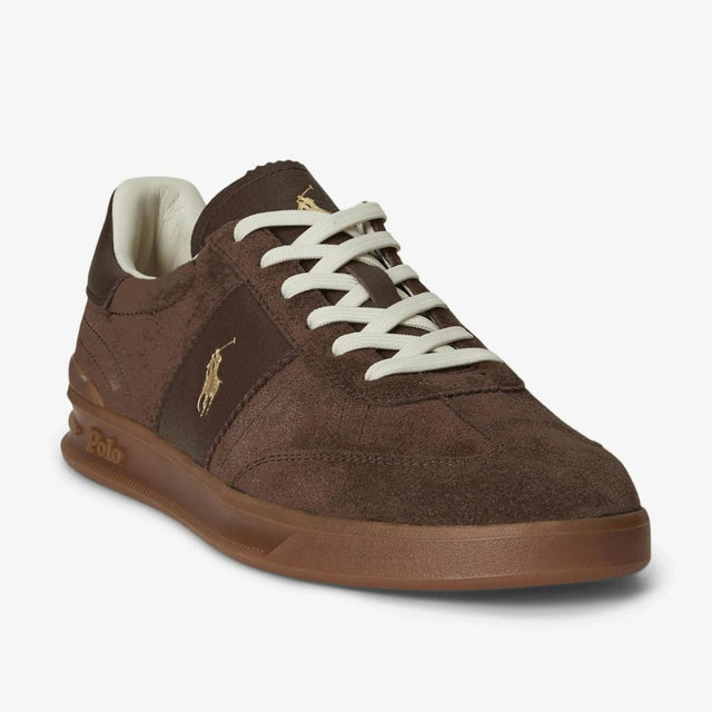 Polo Ralph Lauren Heritage Aera Suede Sneaker Chocolate Brown