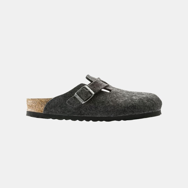 Birkenstock Boston Wool Unisex Anthracite