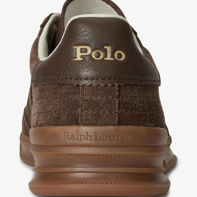 Polo Ralph Lauren Heritage Aera Suede Sneaker Chocolate Brown