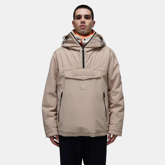 Napapijri Rainforest Tech Anorak Jacke Beige