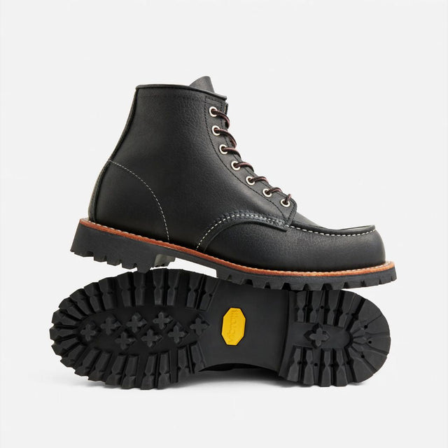 Red Wing Shoes 2949 Roughneck Moc Toe Black Oil Slick