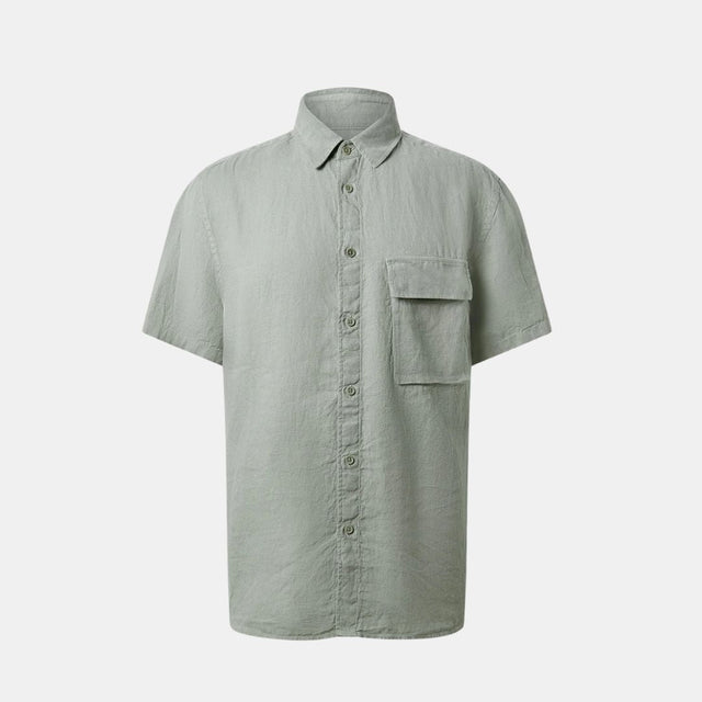 Belstaff Scale Short Sleeve Shirt Lichen