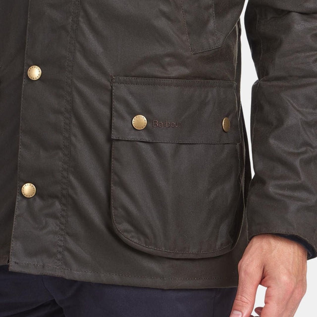 Barbour Ashby Waxed Jacket Olive