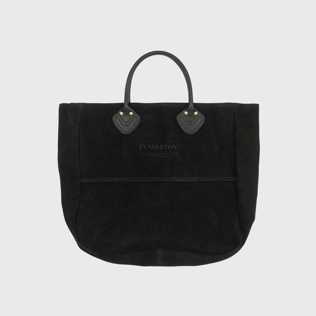 Pendleton Suede Tote Bag Black