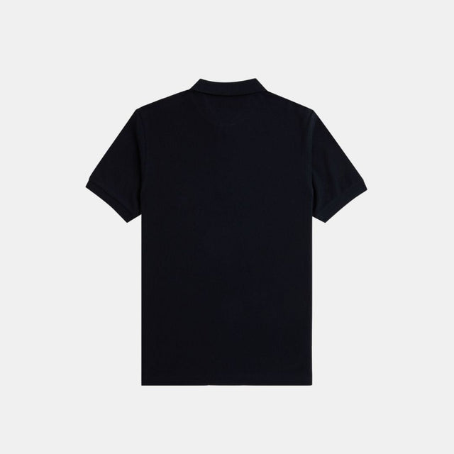 Fred Perry M6000 Plain Shirt Black & Whisky Brown
