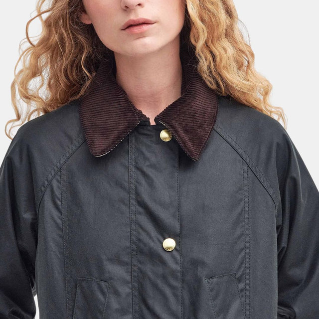 Barbour Modern Beadnell Waxed Jacket Sage Ancient