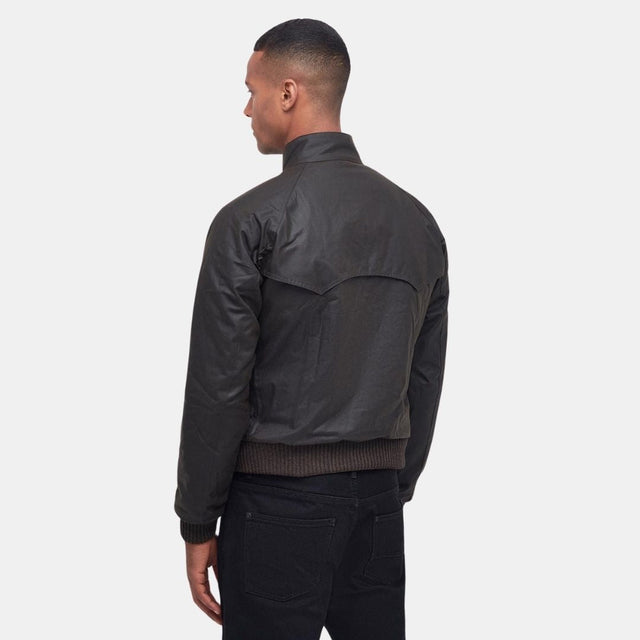 Barbour International Merchant Waxed Jacket Olive