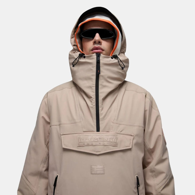 Napapijri Rainforest Tech Anorak Jacke Beige