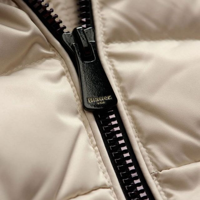 Blauer Wide Collar Down Jacket Maryland Morn Grey