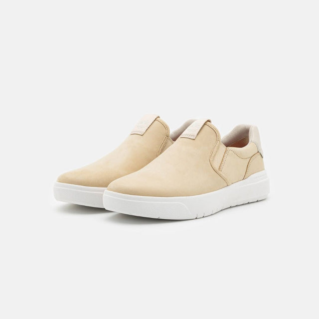 Timberland Seneca Bay Low Slip On Sneaker Light Beige Nubuck