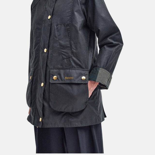 Barbour Modern Beadnell Waxed Jacket Sage Ancient