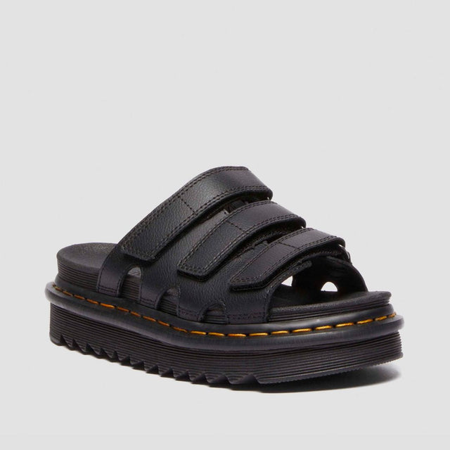 Dr. Martens Raine Slide Athena Leather Black Women's Sandal