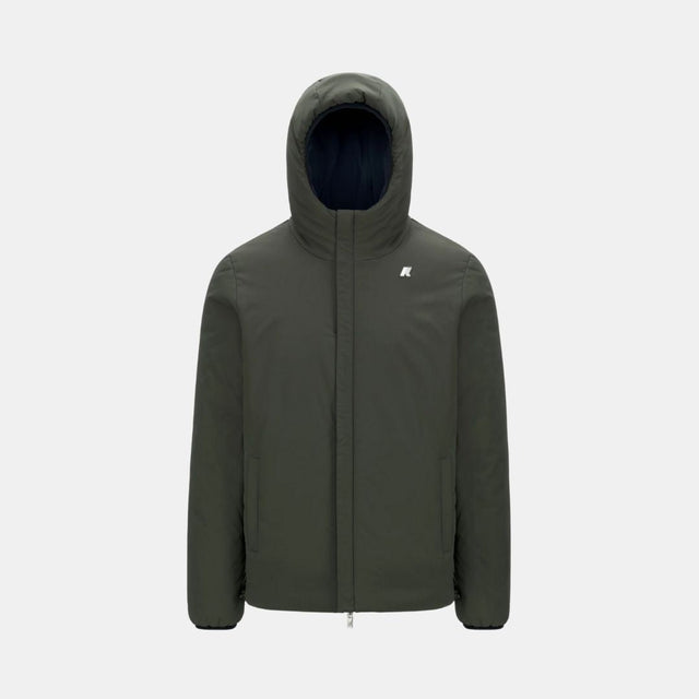 K-Way Jack St Warm Reversible Blue Depth & Green B