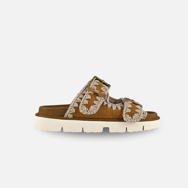Mou Bio Sandal Two Bukless Cognac