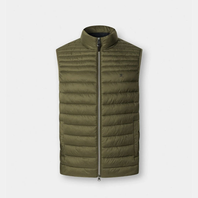 Hackett London Ultra Lw Gilet Cargo Green