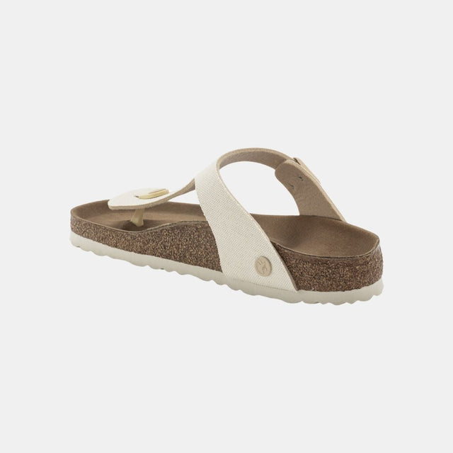 Birkenstock Gizeh Vegan Rivet Logo Women's Eggshell