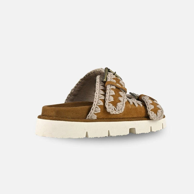 Mou Bio Sandal Two Bukless Cognac