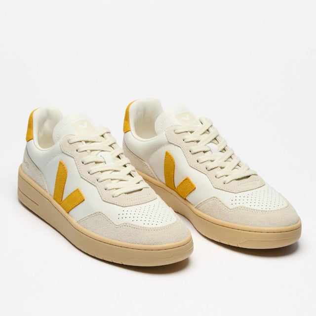 Veja Women's V-90 Leather White Toscane Natural