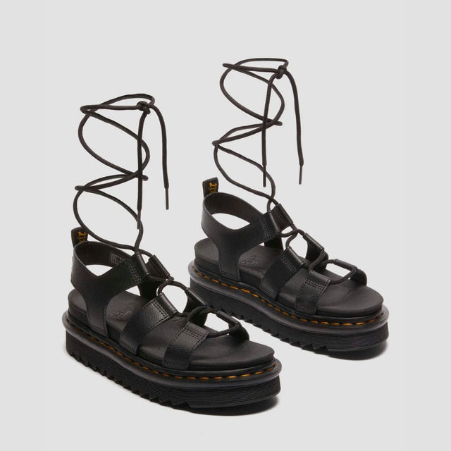 Dr. Martens Nartila Athena Leather Black Women's Sandal