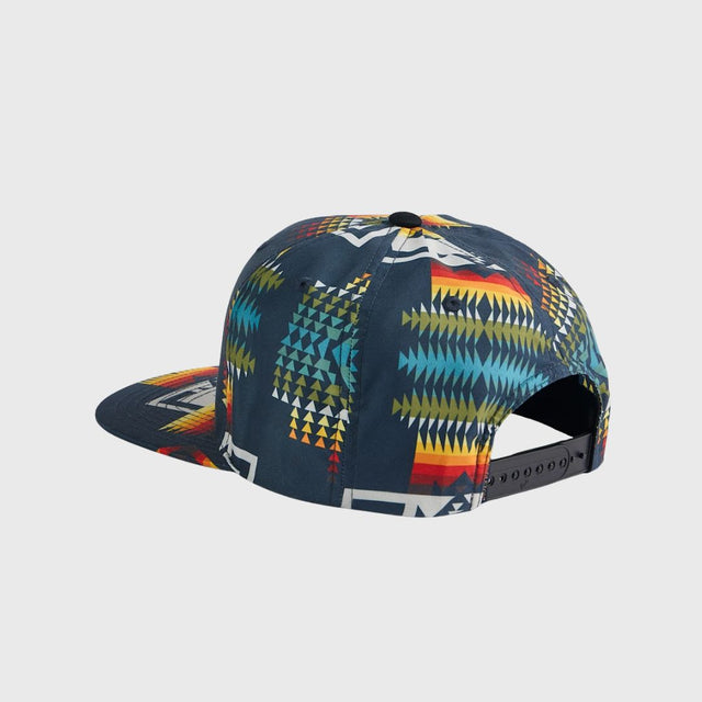 Pendleton Printed Snapback Hat Multi Black