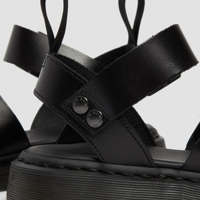 Dr. Martens Gryphon Brando Leather Black Women's Sandals
