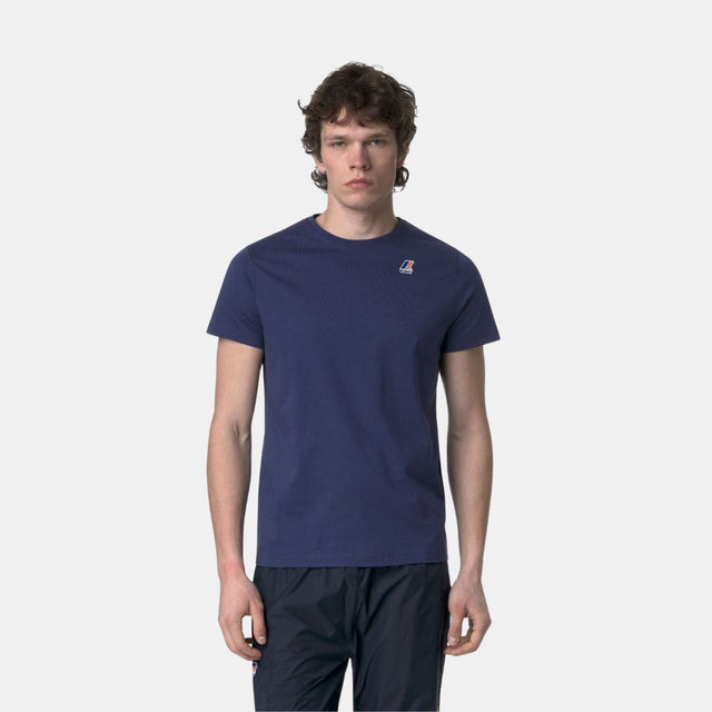 K-Way Le Vrai Edouard T-Shirt Blue Deep Cobalt