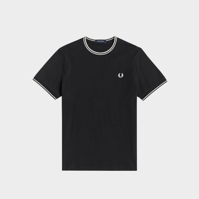 Fred Perry T-Shirt Twin Tipped Black