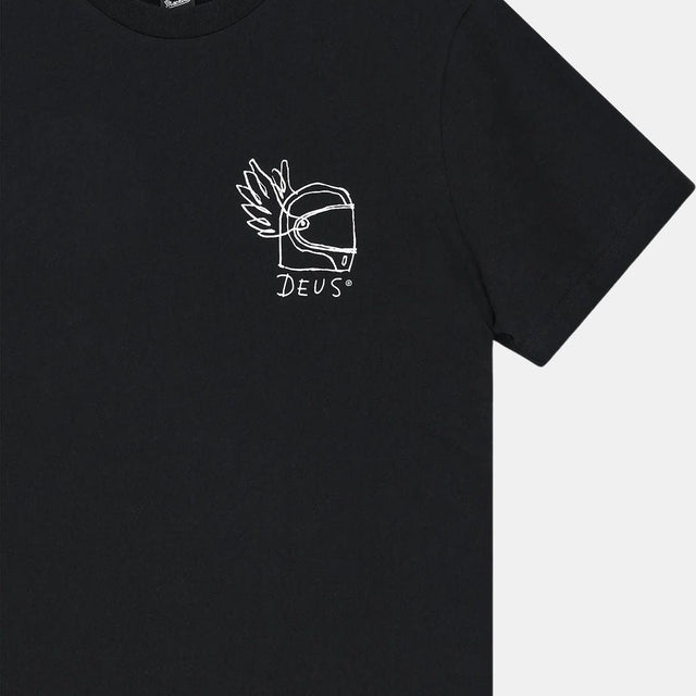 Deus Ex Machina Harajuku Helmet Tee Black