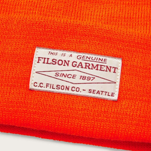 Filson Ballard Watch Cap Blaze