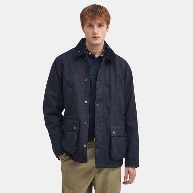 Barbour Winter Bedale Waterproof Jacket Navy