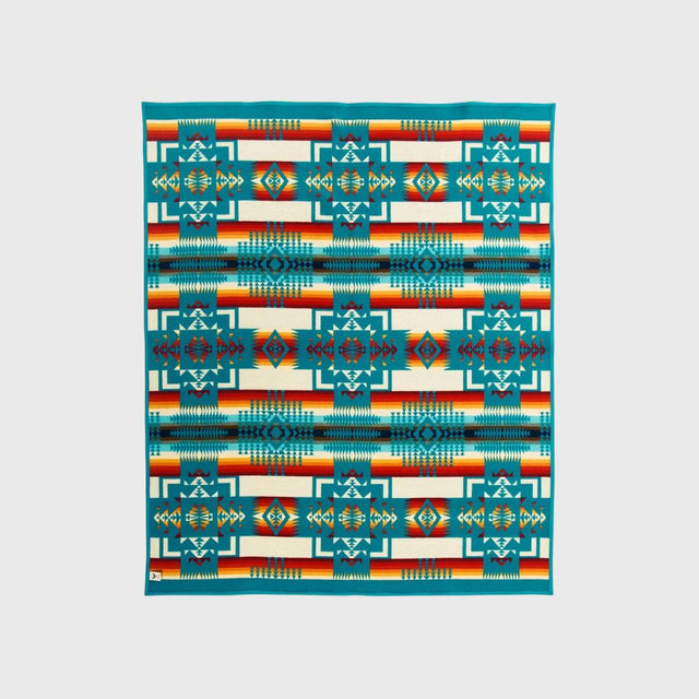 Pendleton Chief Joseph Jacquard Robe Turquoise