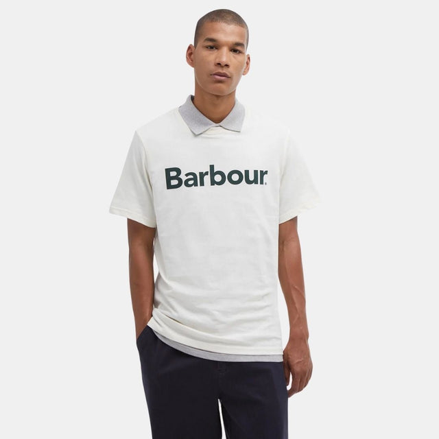 Barbour Logo T-Shirt Whisper White