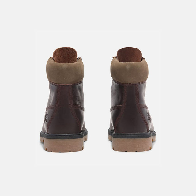Timberland Premium 6 In Lace Waterproof Boot Burgundy Full Grain