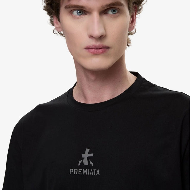 Premiata Cotton T-Shirt Bonded Black