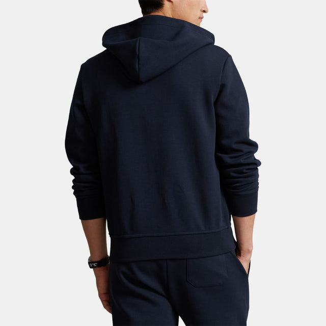 Ralph Lauren Double-Knit Full-Zip Hoodie Aviator Navy