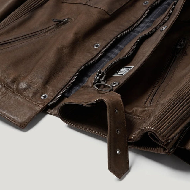 Belstaff Seasonal Gangster Jacket Dark Dusty Taupe