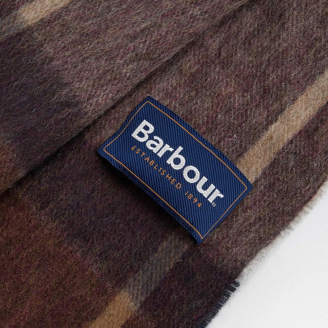 Barbour Inverness Tartan Scarf Midnight Oak Tartan