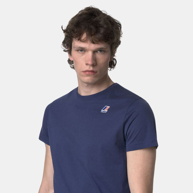 K-Way Le Vrai Edouard T-Shirt Blue Deep Cobalt