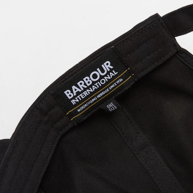 Barbour International Norton Drill Sports Cap Black Shadow