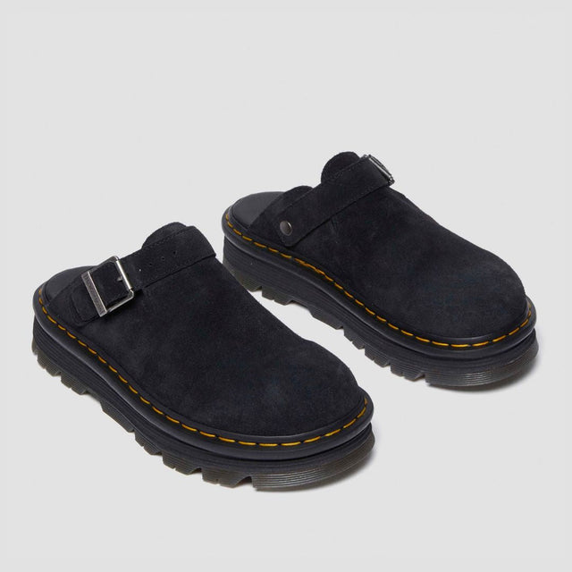 Dr. Martens ZebZag Suede Casual Slingback Unisex Black