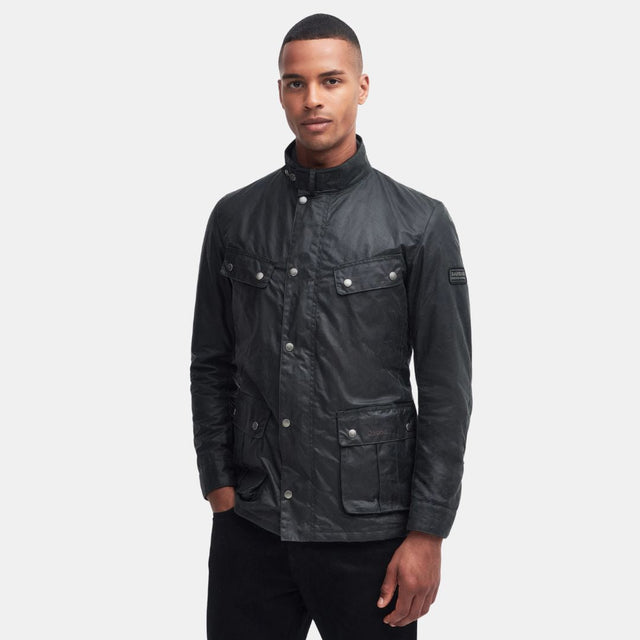 Barbour International Duke Waxed Jacket Sage