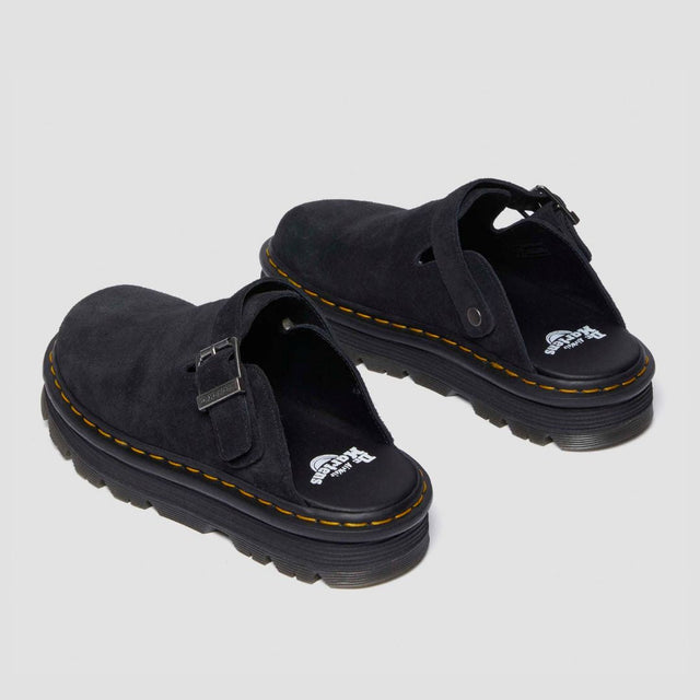 Dr. Martens ZebZag Suede Casual Slingback Unisex Black