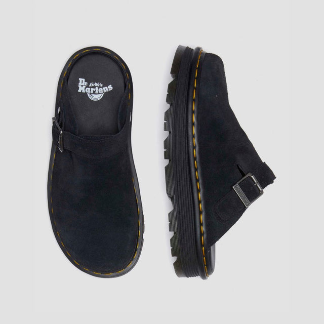 Dr. Martens ZebZag Suede Casual Slingback Unisex Black