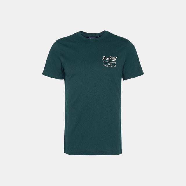 Barbour Script Graphic T-Shirt Seaweed