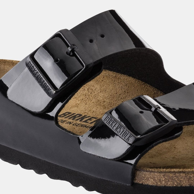 Birkenstock Arizona Birko-Flor Enamel Unisex Patent Black