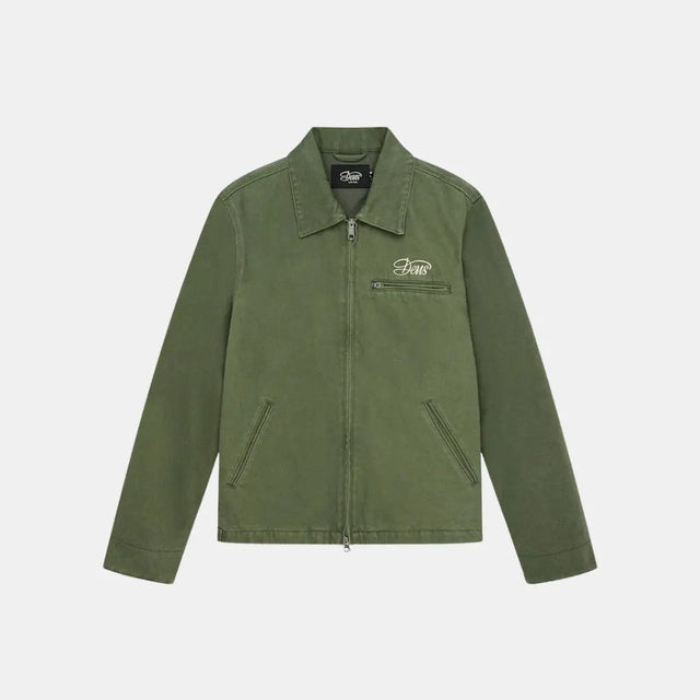 Deus Ex Machina Workwear Overdye Jacket Cypress Green