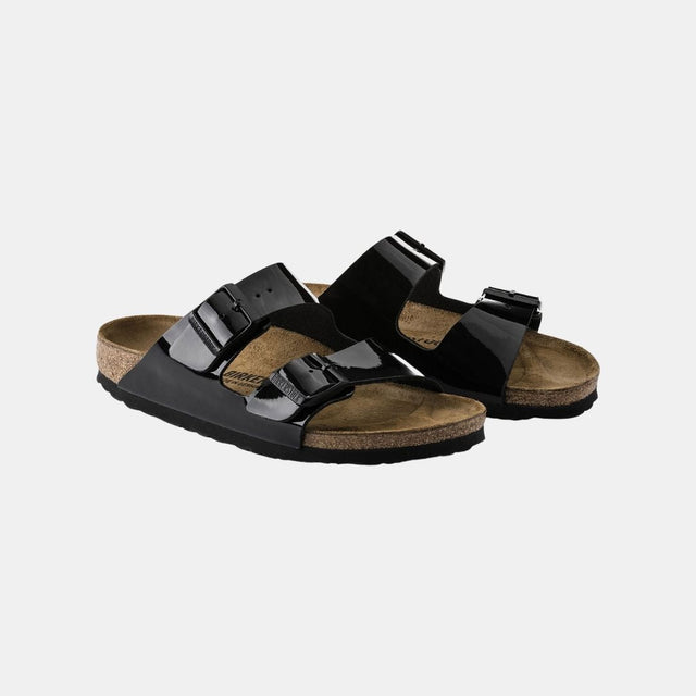 Birkenstock Arizona Birko-Flor Enamel Unisex Patent Black