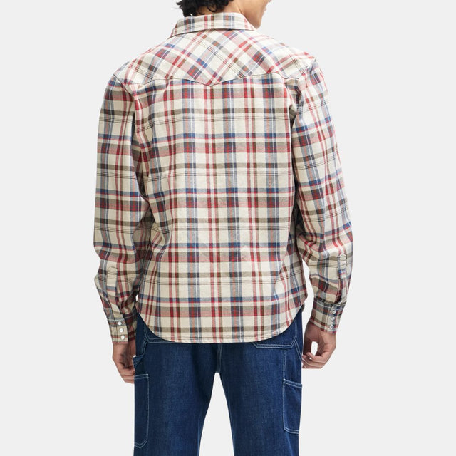 Deus Ex Machina Reality Wreckers Check Shirt Natural Check