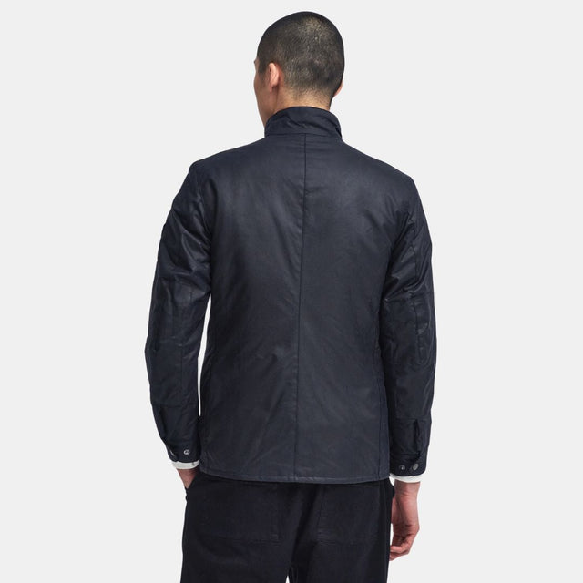 Barbour International Duke Waxed Jacket Classic Navy