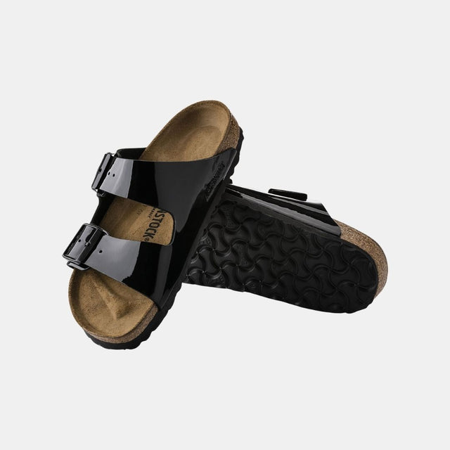 Birkenstock Arizona Birko-Flor Enamel Unisex Patent Black